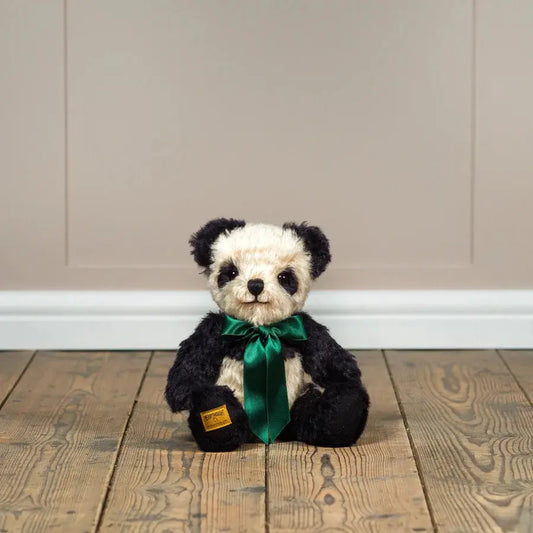 Merrythought 10" Antique Panda Teddy Bear