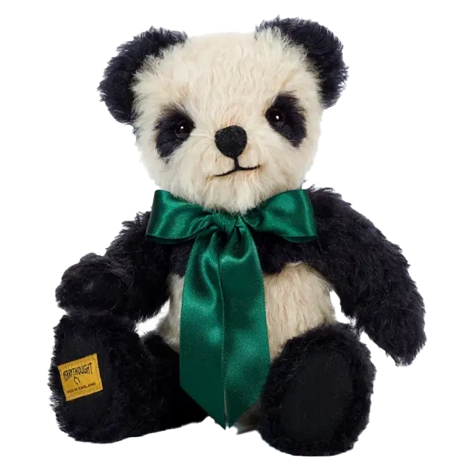 Merrythought 10" Antique Panda Teddy Bear