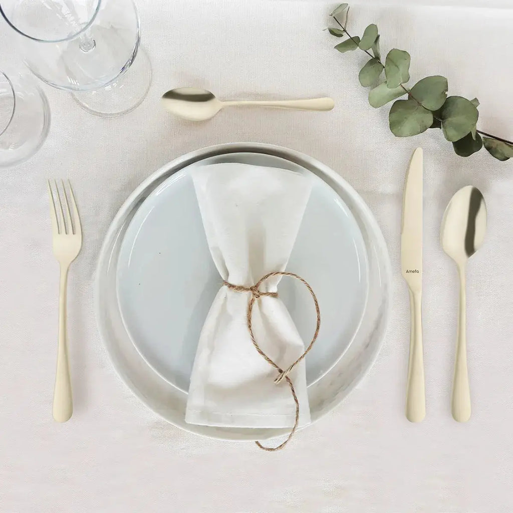 austin 24 pcs matt cutlery set - Charterwells