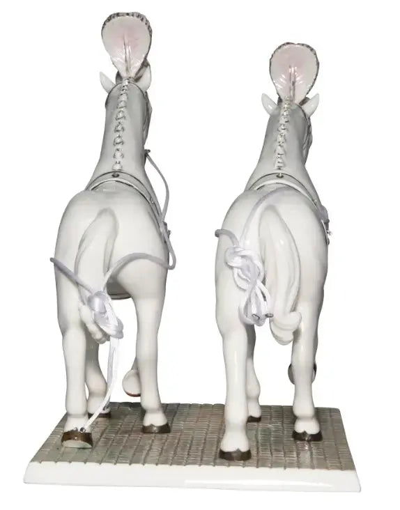 Going to the Chapel Bride & Horse Figurine Brunette image 3