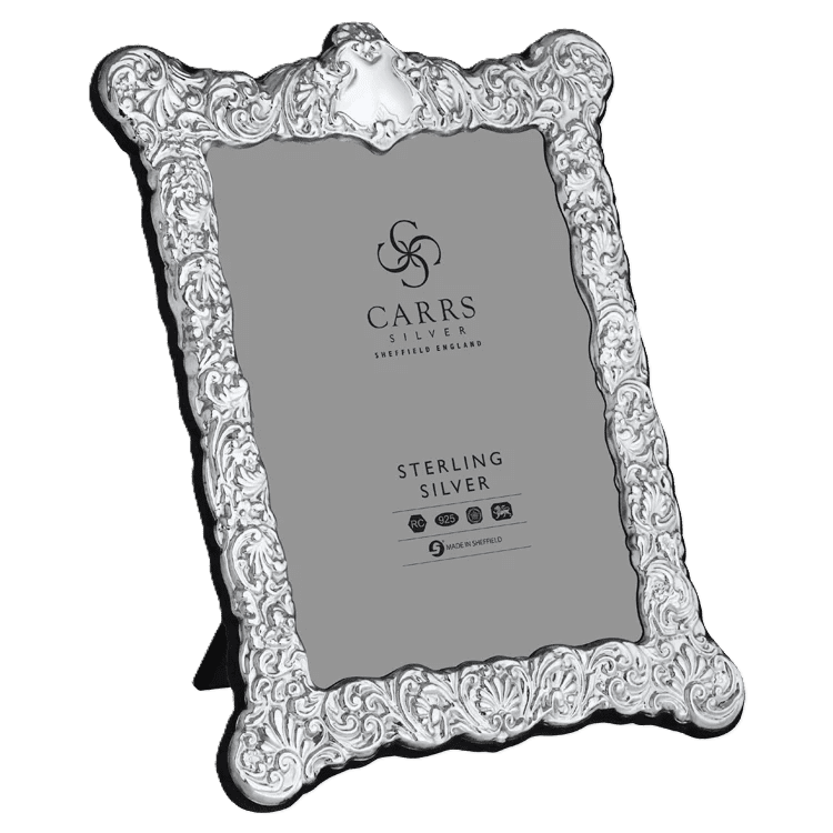 Carrs Sterling Silver Traditional 8x6" Photo Frame BA26