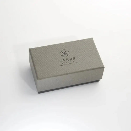plain square sterling silver cufflinks - Charterwells