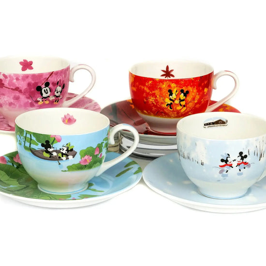 Mickey & Minnie Spring Cup and Saucer image 1