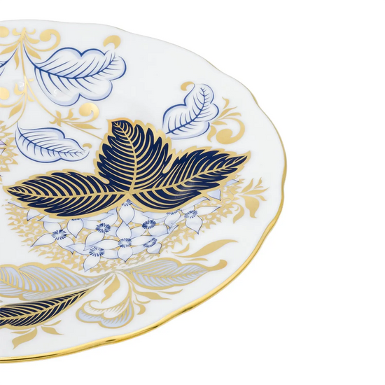 Royal Crown Derby Midwinter Blue 8" Accent Plate Bone China Royal Crown Derby