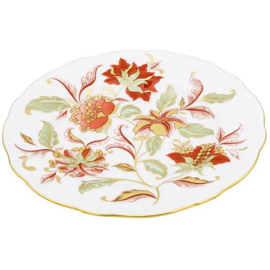 Royal Crown Derby 1st Quality Autumn Gold 8" Accent Plate Royal Crown Derby