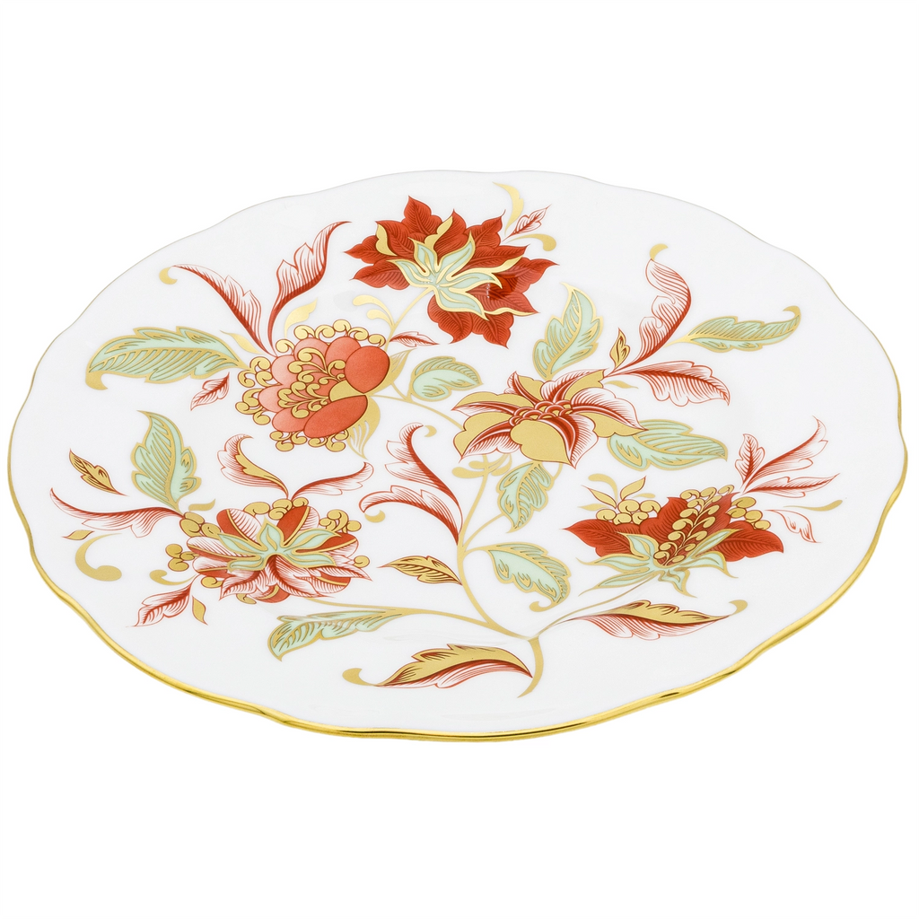 Royal Crown Derby 1st Quality Autumn Gold 8" Accent Plate Royal Crown Derby