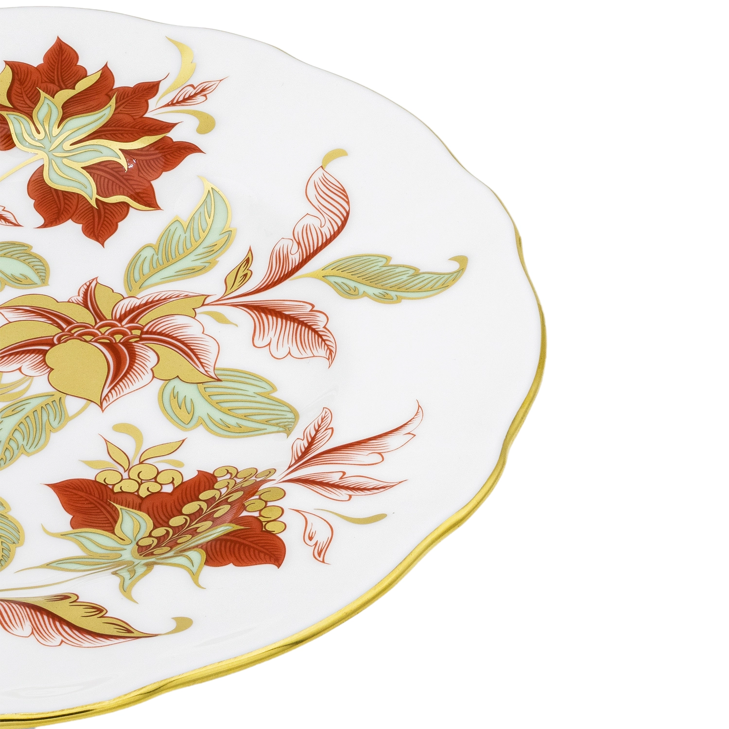 Royal Crown Derby 1st Quality Autumn Gold 8" Accent Plate Royal Crown Derby