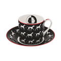 english ladies disney 101 dalmatians cruella cup saucer - Charterwells