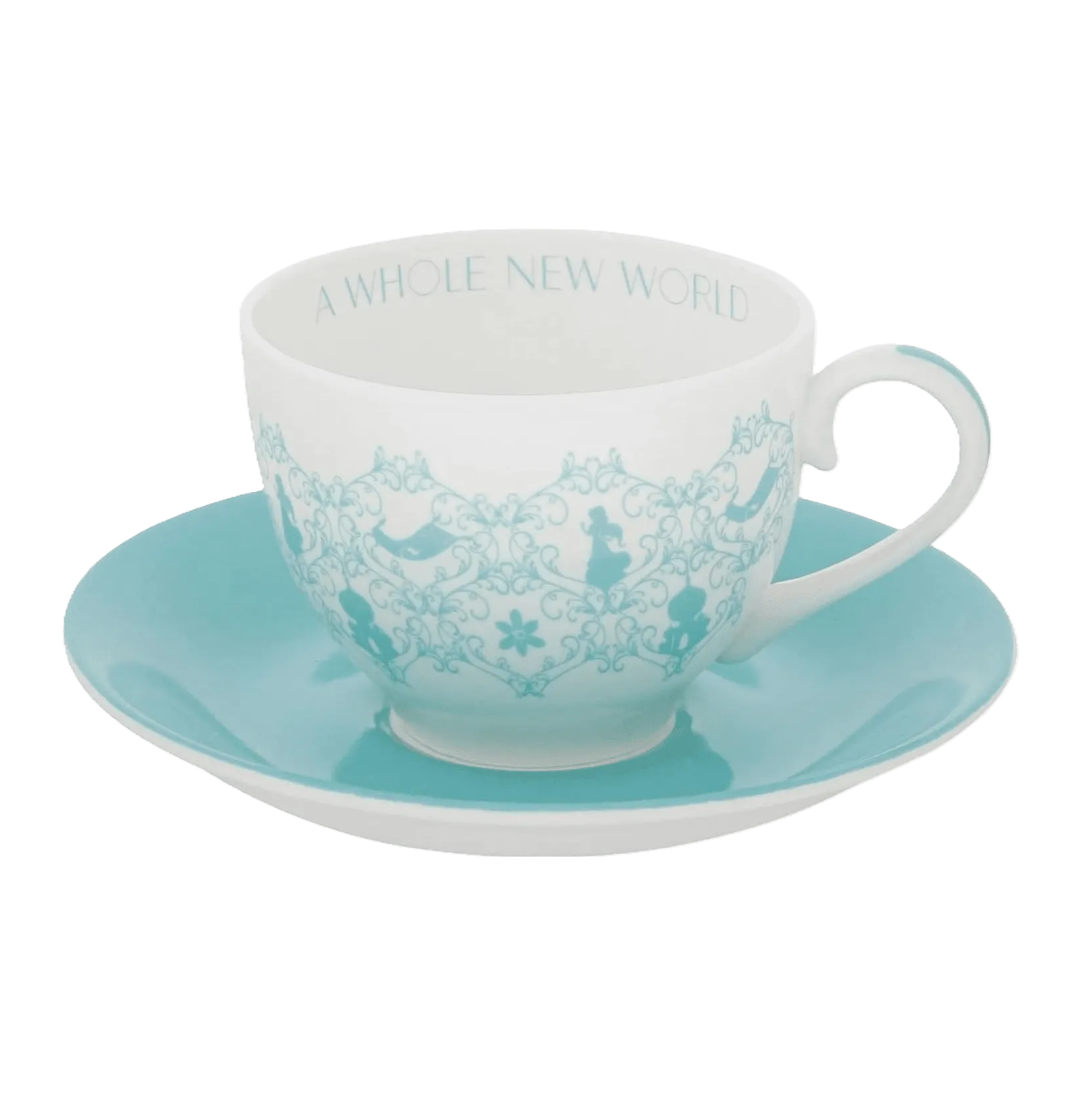 english ladies disney aladdin jasmine story cup saucer - Charterwells