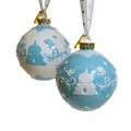 english ladies disney aladdin princess jasmine christmas tree baubles x 2 - Charterwells