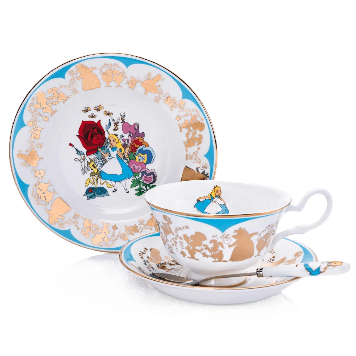 english ladies disney alice in wonderland tea set - Charterwells