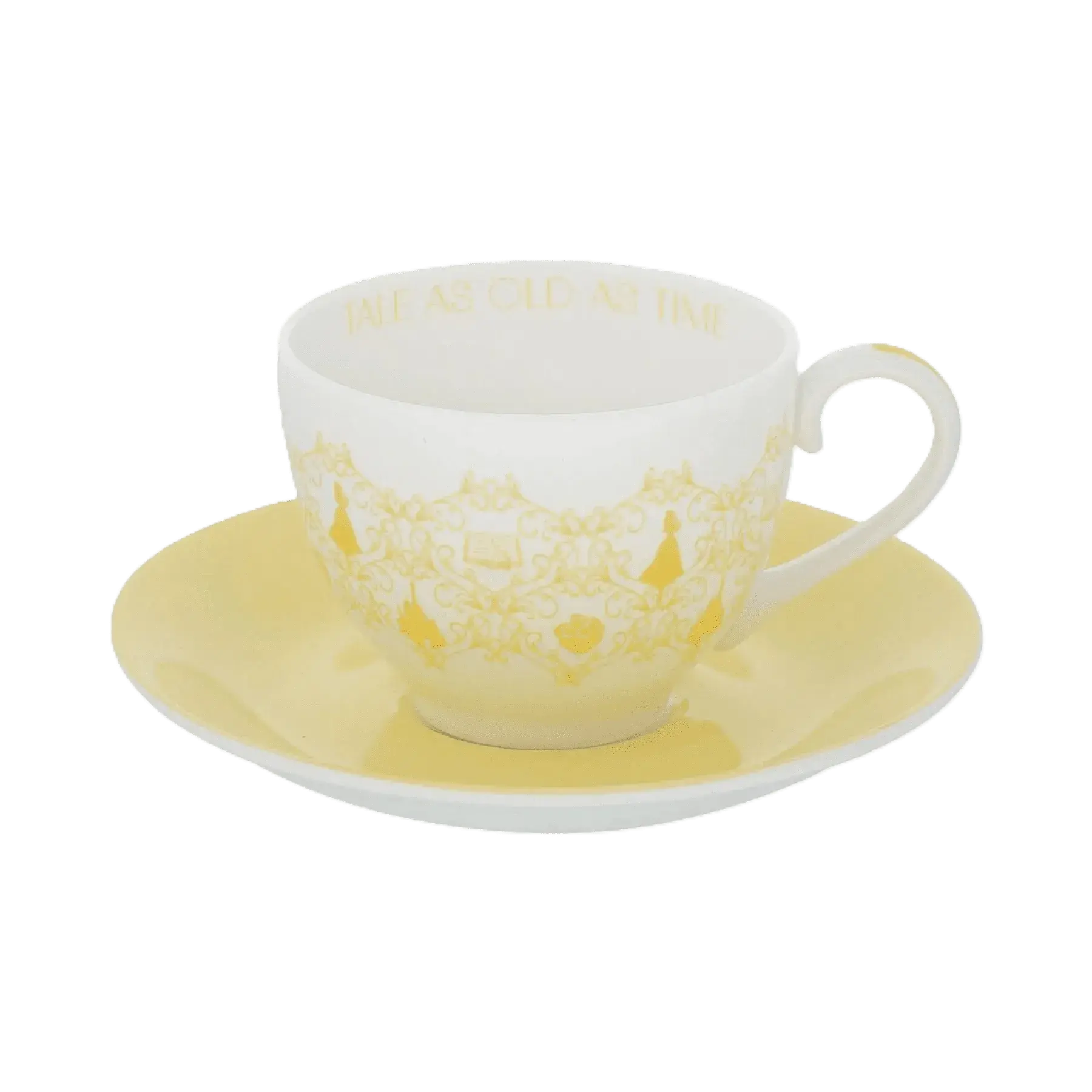 english ladies disney beauty the beast belle story cup saucer - Charterwells