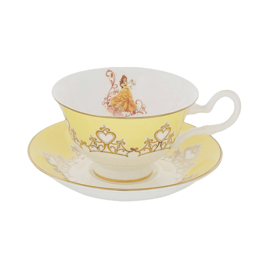 English Ladies Disney Beauty & the Beast Belle Tea Cup & Saucer