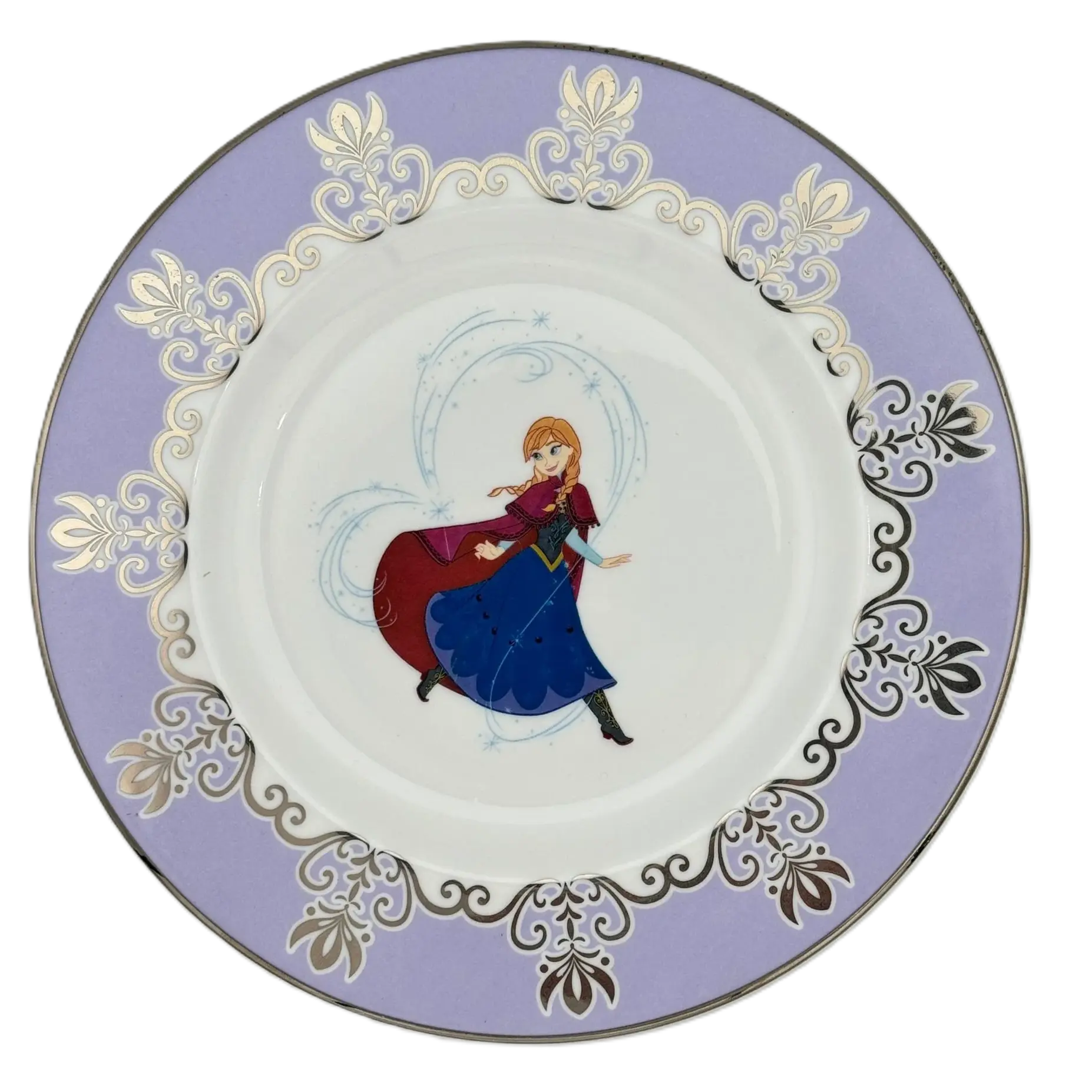 english ladies disney frozen 1 princess anna plate - Charterwells