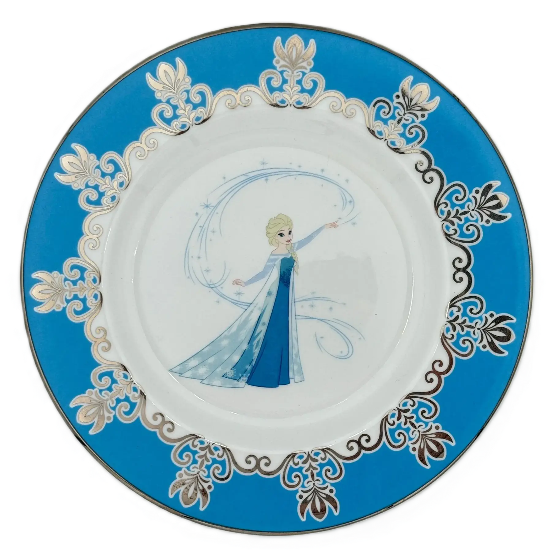 english ladies disney frozen 1 princess elsa 6 cake plate - Charterwells
