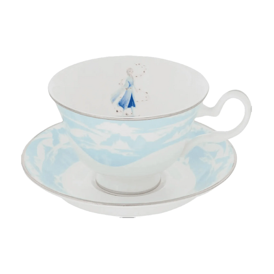 english ladies disney frozen 2 princess elsa tea cup saucer - Charterwells