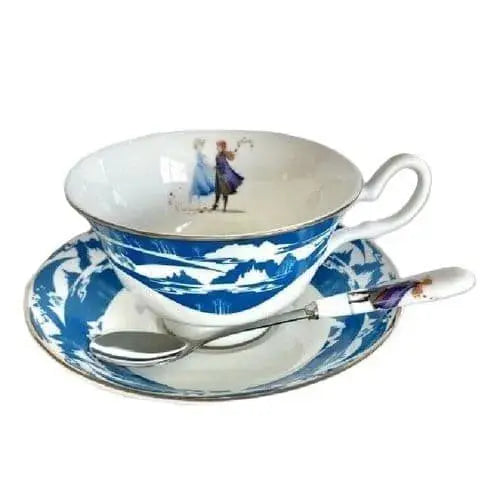 english ladies disney frozen 2 sisters forever tea cup saucer - Charterwells