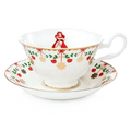 english ladies disney little mermaid princess ariel winter cup saucer - Charterwells