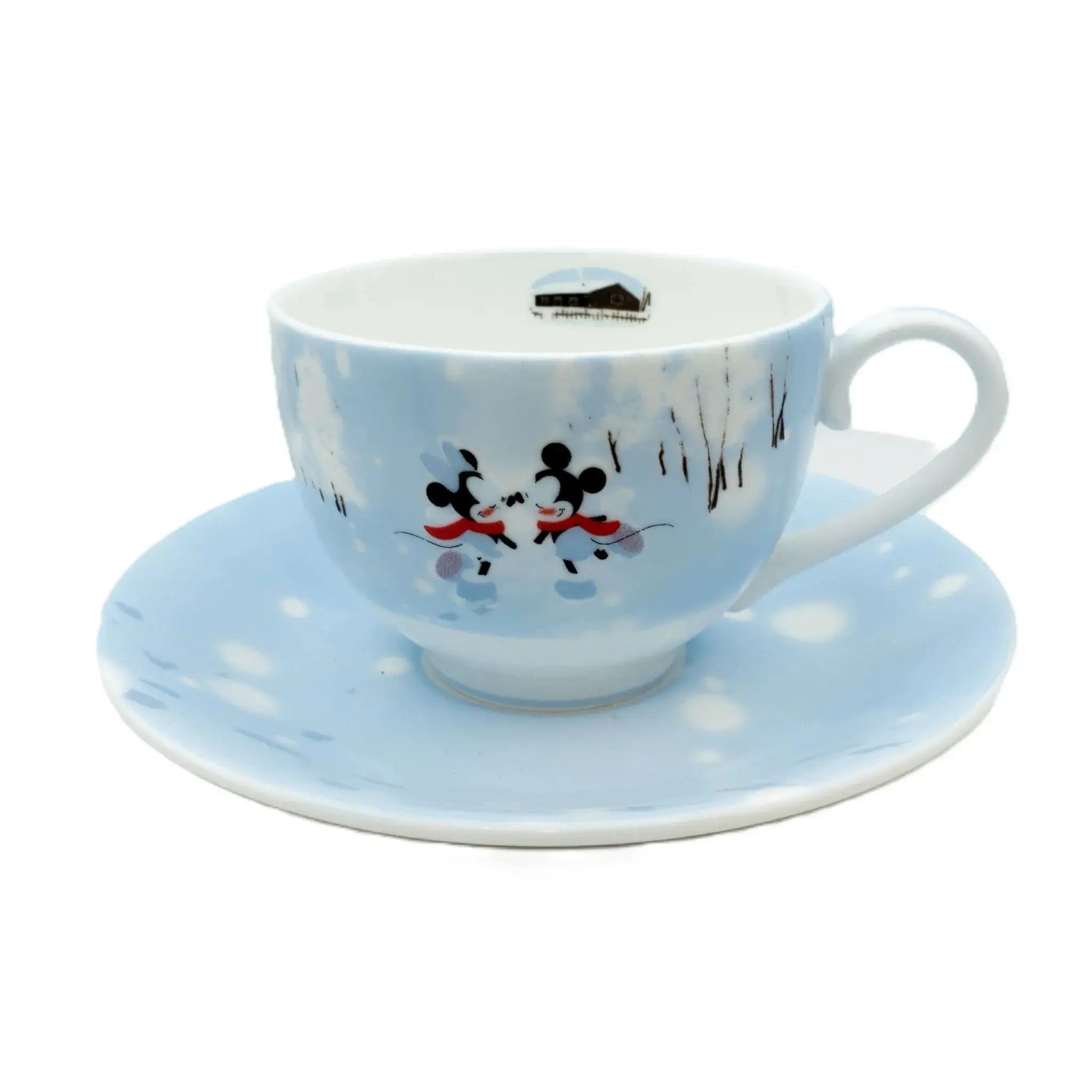 english ladies disney mickey mouse friends winter cup saucer - Charterwells