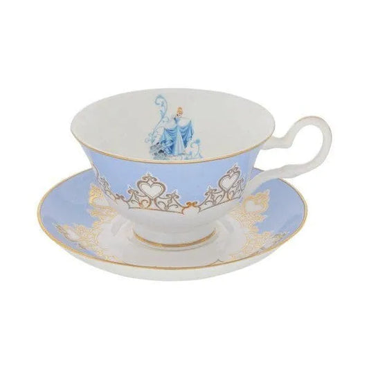 English Ladies Disney Princess Cinderella Tiara Cup & Saucer