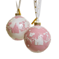 english ladies disney sleeping beauty aurora christmas tree baubles x 2 - Charterwells