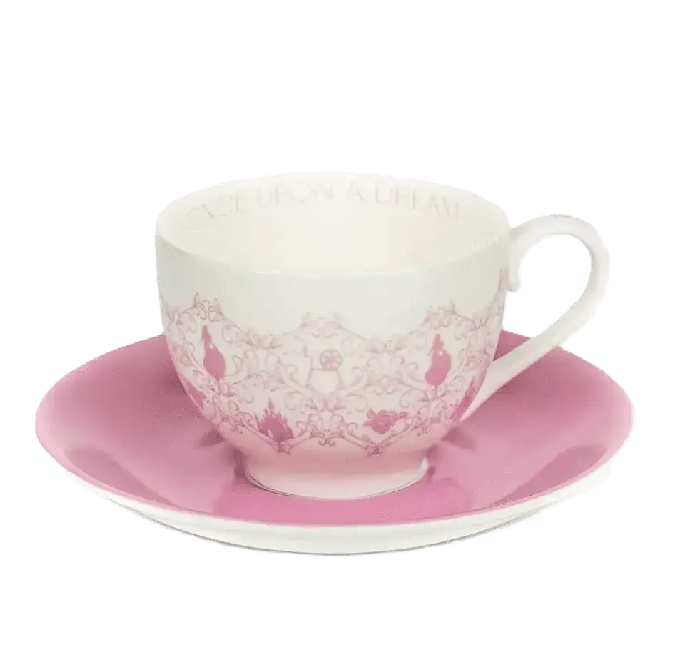 english ladies disney sleeping beauty aurora story cup saucer - Charterwells