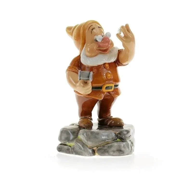 english ladies disney snow white diamond mine doc dwarf figurine - Charterwells