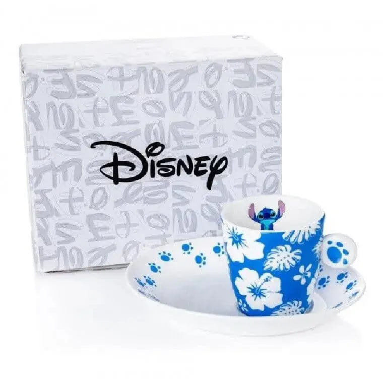 english ladies disney stitch espresso cup saucer set - Charterwells
