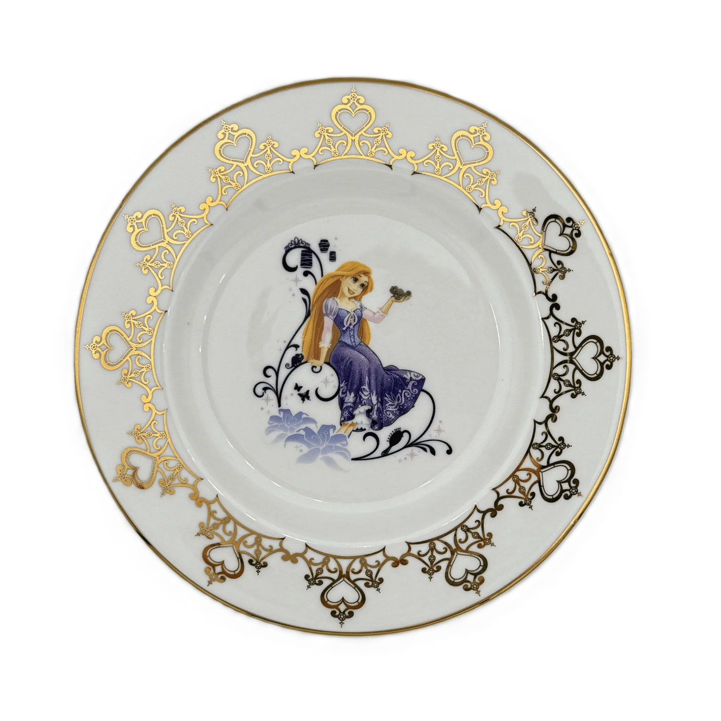 English Ladies Disney Tangled Rapunzel 6" Cake Plate