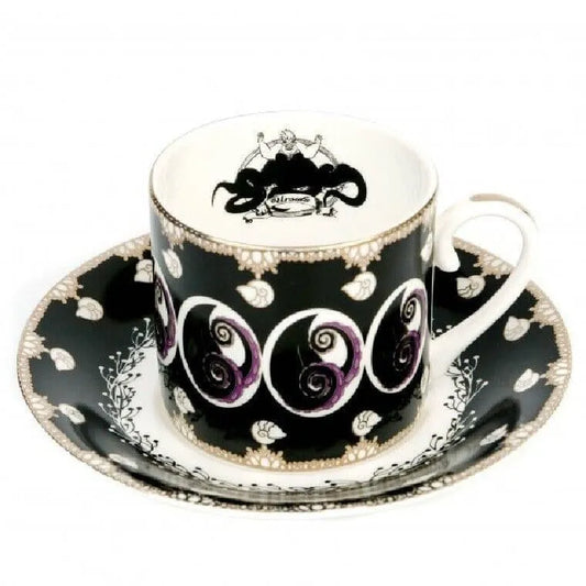 English Ladies Disney Villains Ursula Cup & Saucer