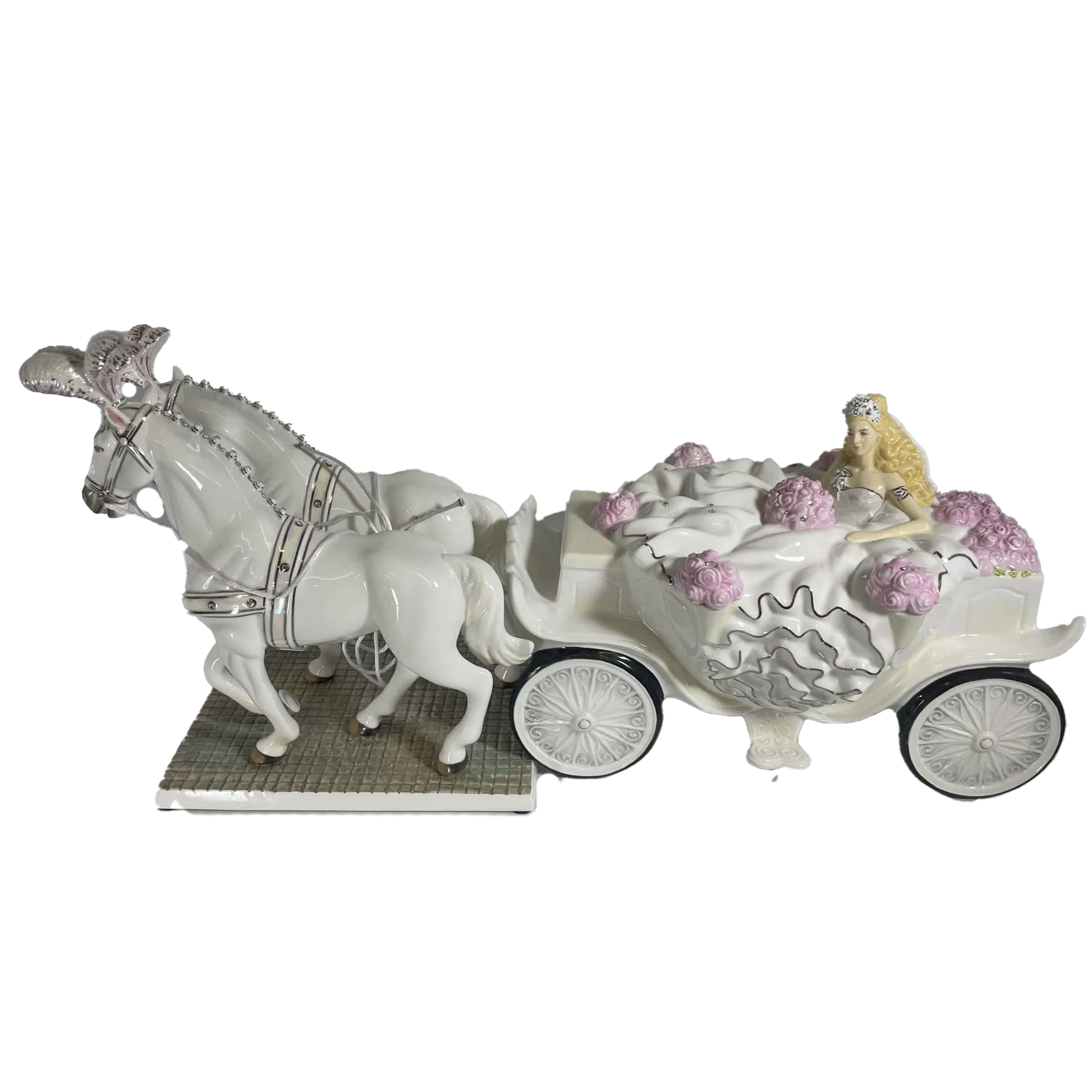 english ladies thelma madine going to the chapel bride horse figurine - Charterwells