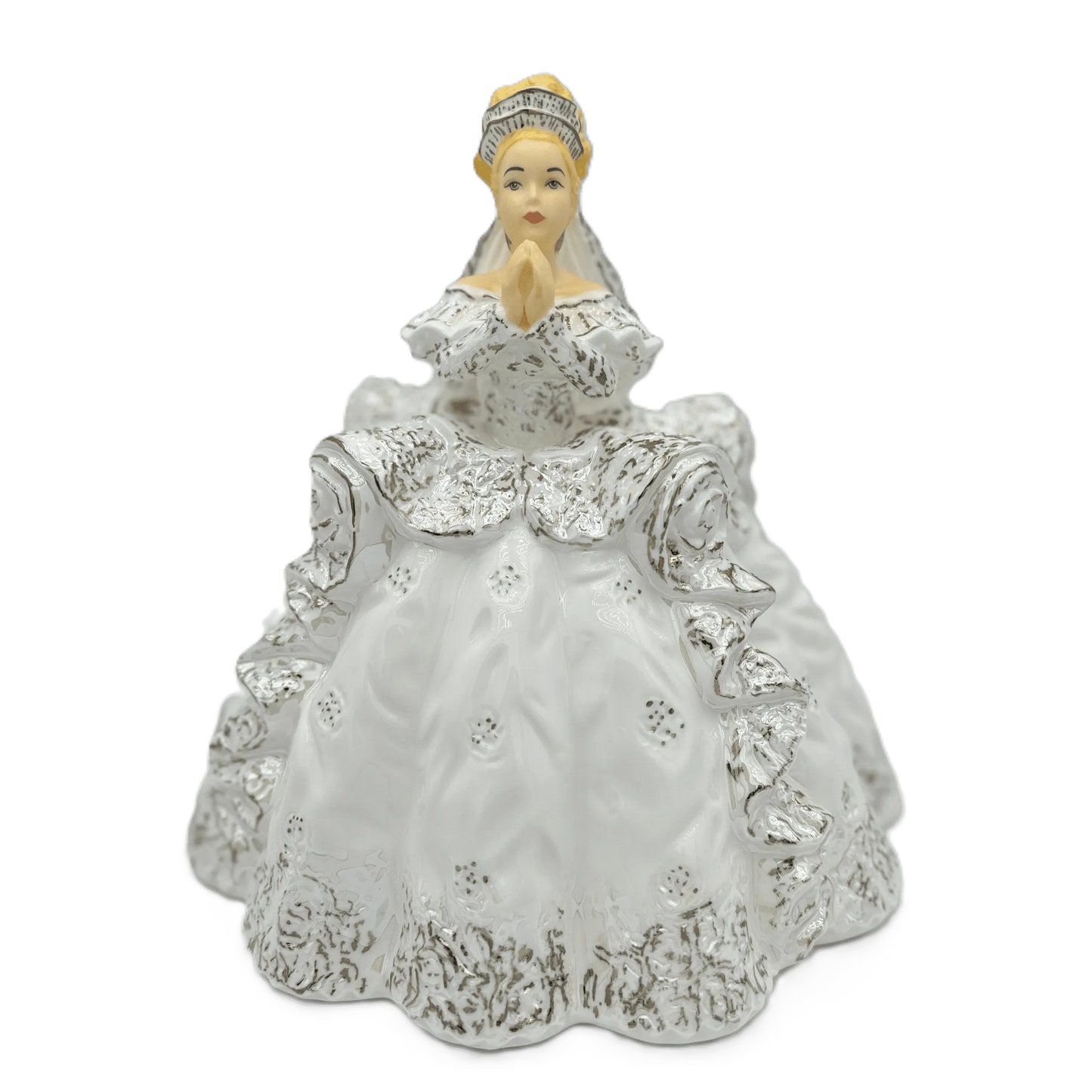 English Ladies Thelma Madine Little Prayer Communion Figurine : Blonde