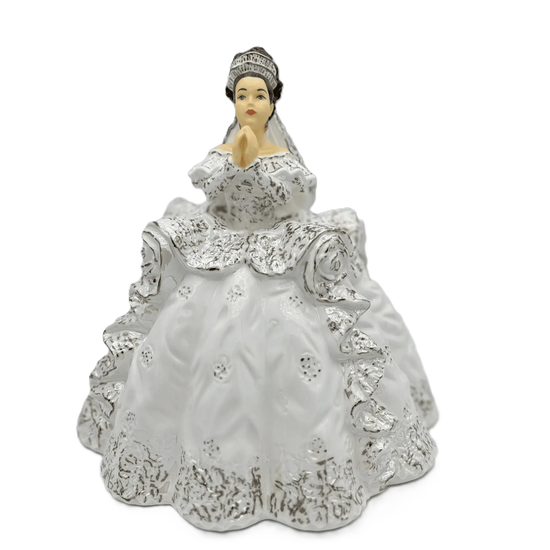 english ladies thelma madine little prayer communion figurine brunette - Charterwells