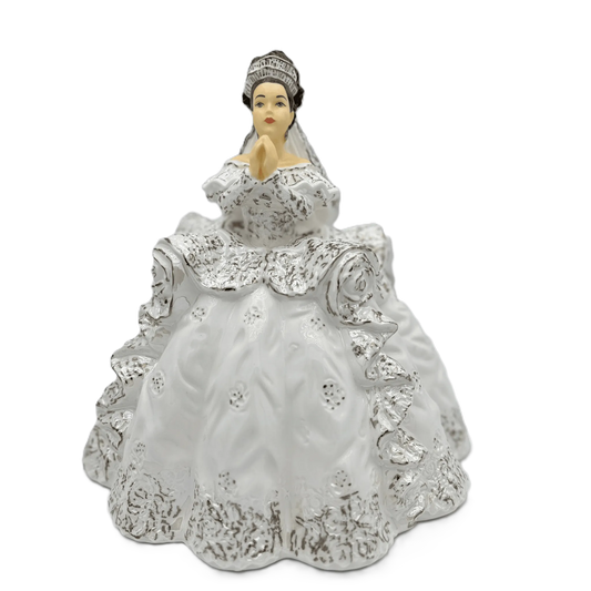 English Ladies Thelma Madine Little Prayer Communion Figurine : Brunette