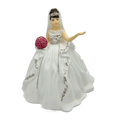 english ladies thelma madine mini gypsy affection bride figurine brunette - Charterwells