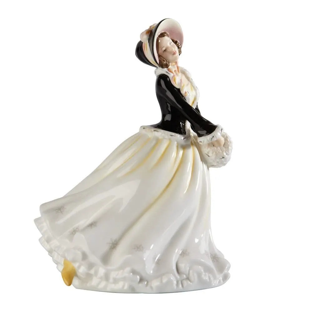 English Ladies Winters Day Figurine