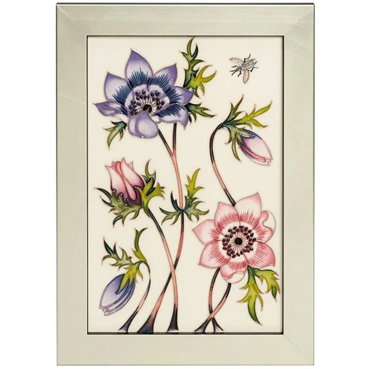 Moorcroft Champagne Anemones Plaque