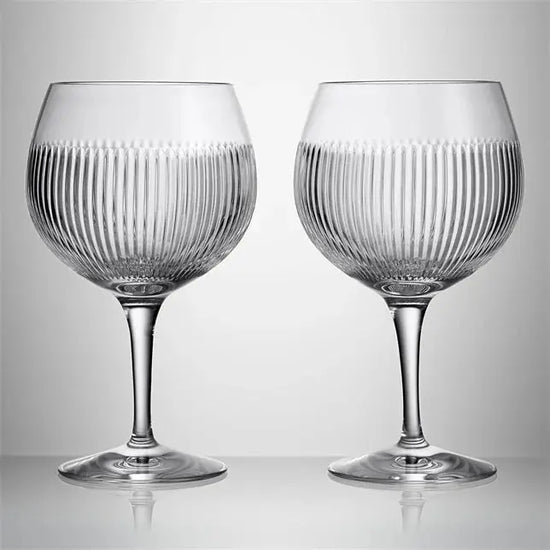 Waterford Crystal Aras Balloon Gin Glasses Set of 2 Crystal Glassware Charterwells