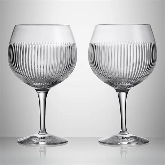 Waterford Crystal Aras Balloon Gin Glasses Set of 2 Crystal Glassware