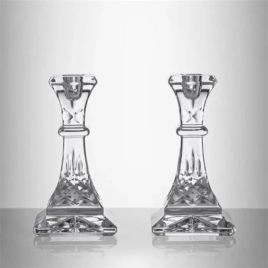 Waterford Crystal Lismore 6 Inch Candlestick : Set of 2 Charterwells