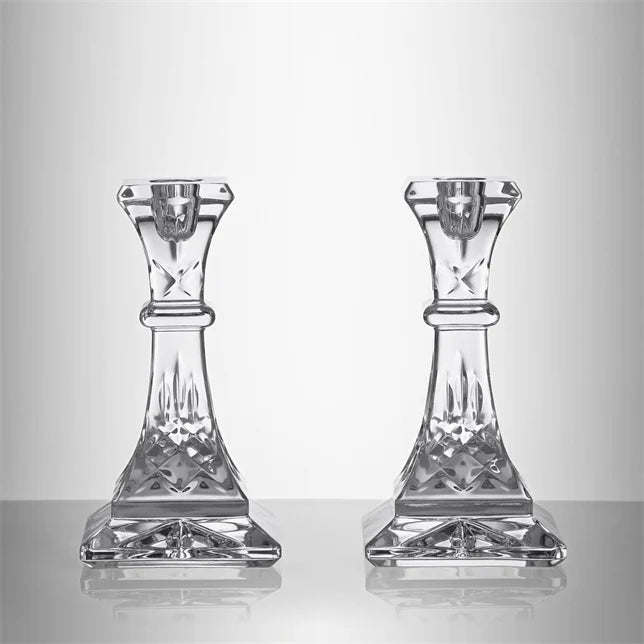 Waterford Lismore 6 Inch Candlestick Set of 2 Crystal Charterwells