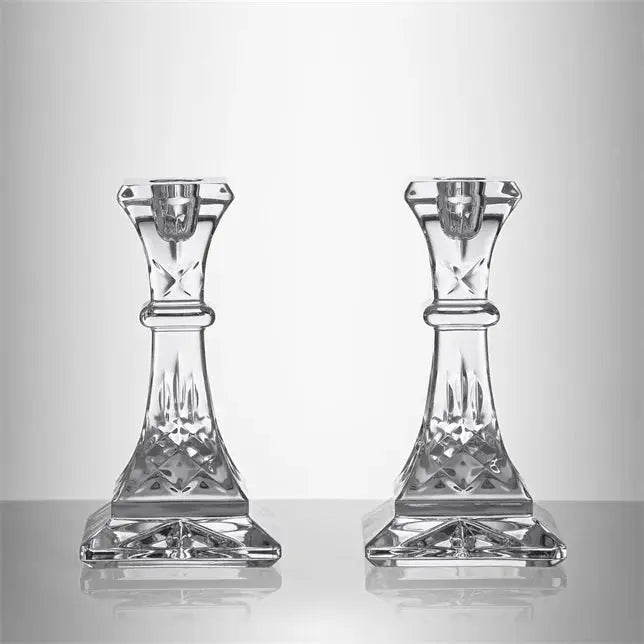 Waterford Crystal Lismore 6 Inch Candlestick : Set of 2 Charterwells