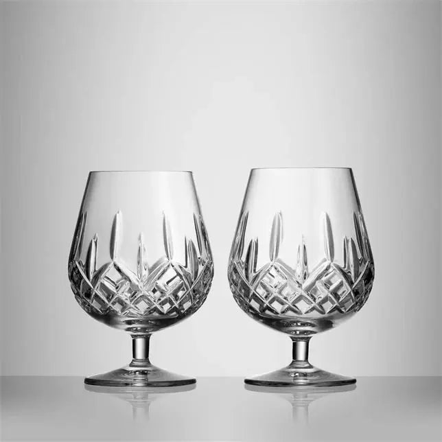Waterford Crystal Lismore Connoisseur Brandy Balloon Glasses Set of 2 Charterwells