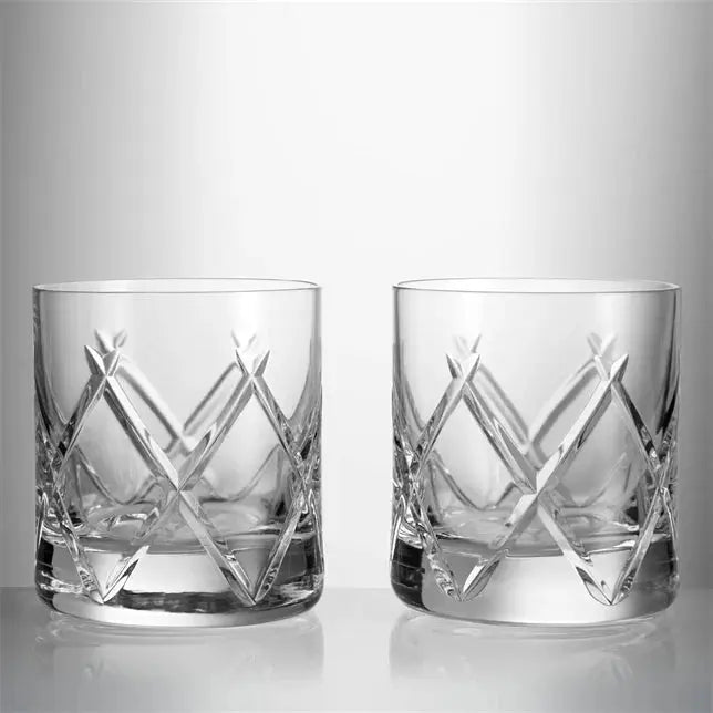 Waterford Crystal Lismore Connoisseur Olann Straight Tumblers Set of 2 Charterwells