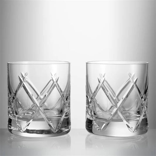 Waterford Crystal Lismore Connoisseur Olann Straight Tumblers Set of 2