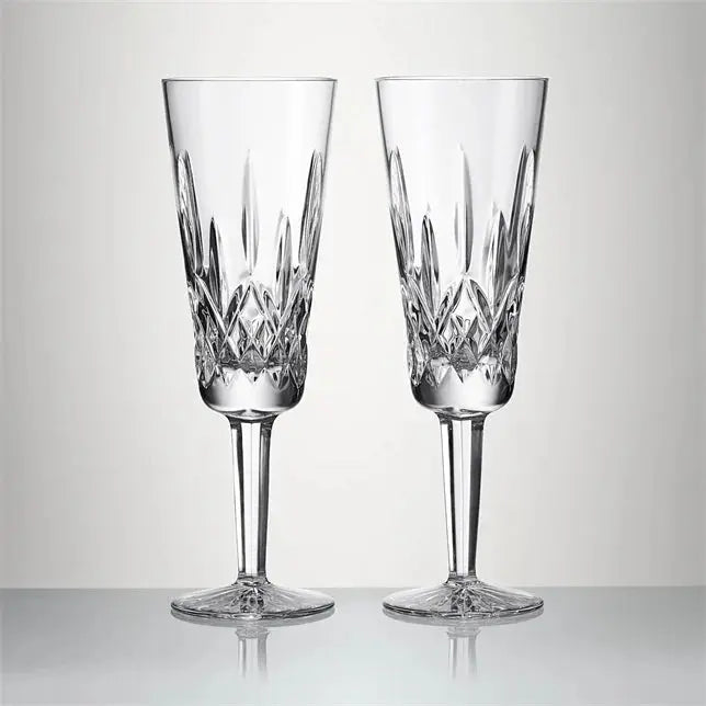 Waterford Crystal Lismore Champagne Flutes Set of 2 Charterwells
