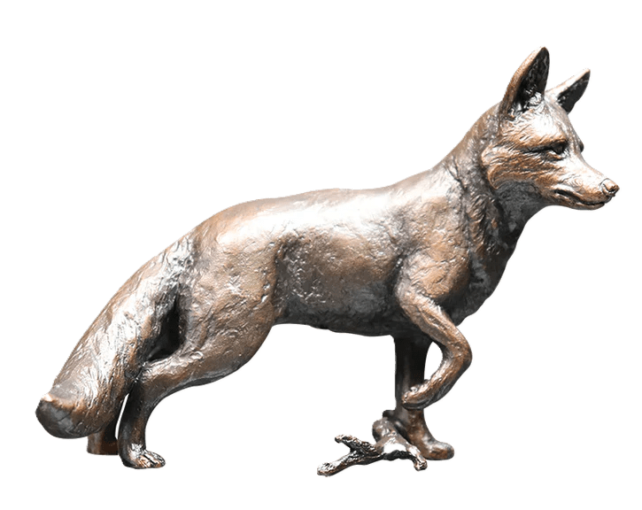 Richard Cooper Bronze Animals Collection Fox Standing Figurine