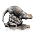 richard cooper bronze animals collection small otter figurine - Charterwells