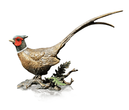 Richard Cooper Bronze Birds Collection Pheasant Figurine