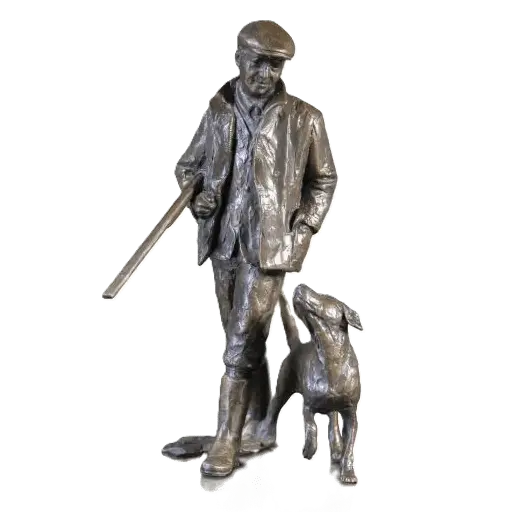 richard cooper bronze country pursuits collection close company figurine - Charterwells